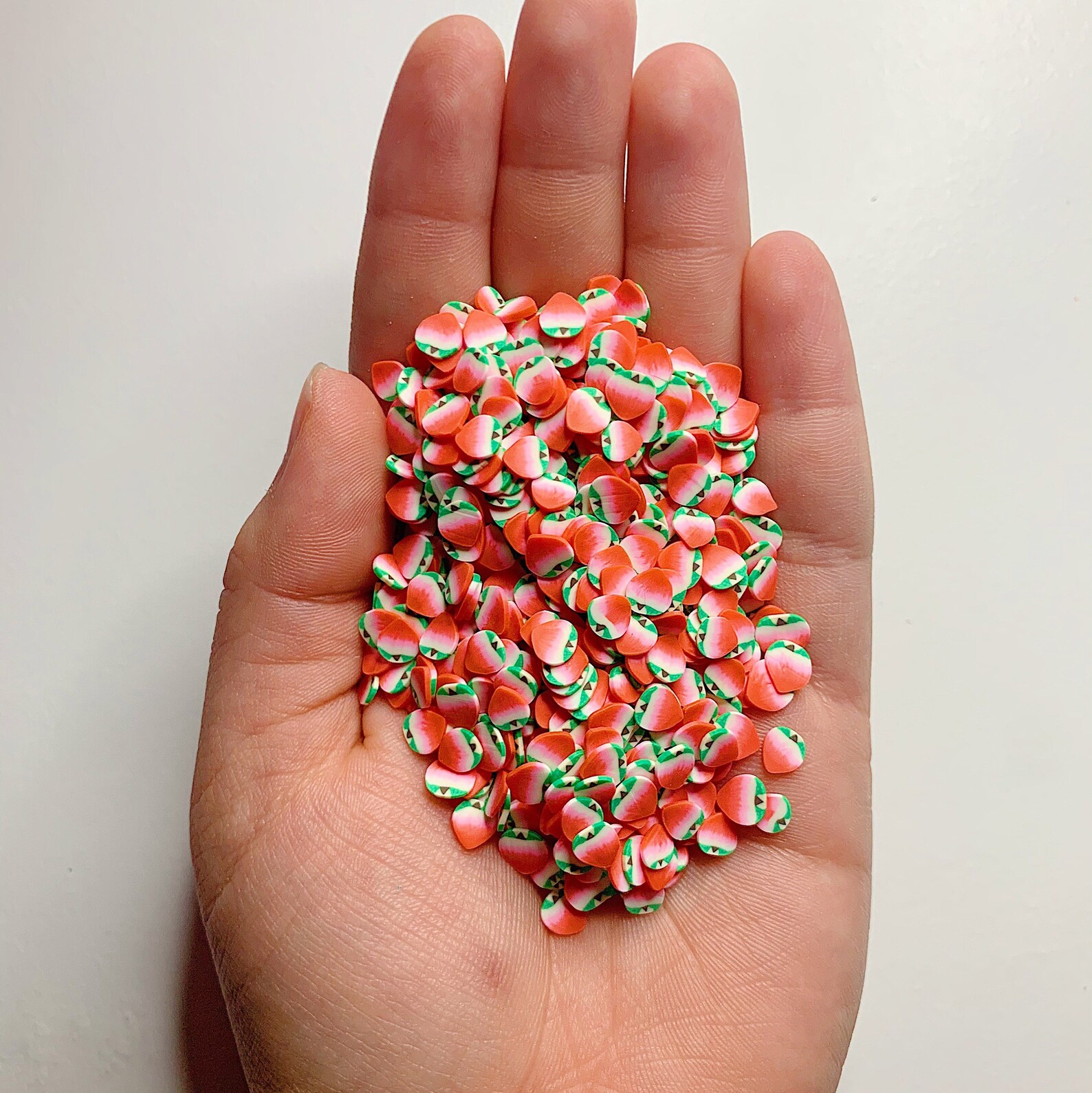 Peach Clay Sprinkles Polymer Clay Resin Embellishments Etsy