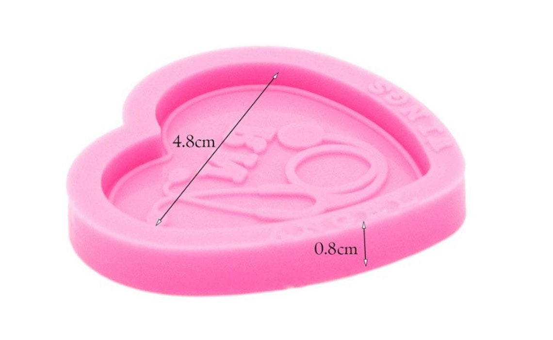 RN Nurse Badge Mold Badge Reel Mold Nurse Mold Silicone Etsy