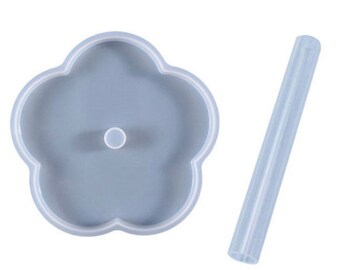 Costador de flores con molde de soporte de eje de rotación / molde de montaña rusa de flores / molde de montaña de rotación / moldes de silicona / moldes de resina / fabricación de resina