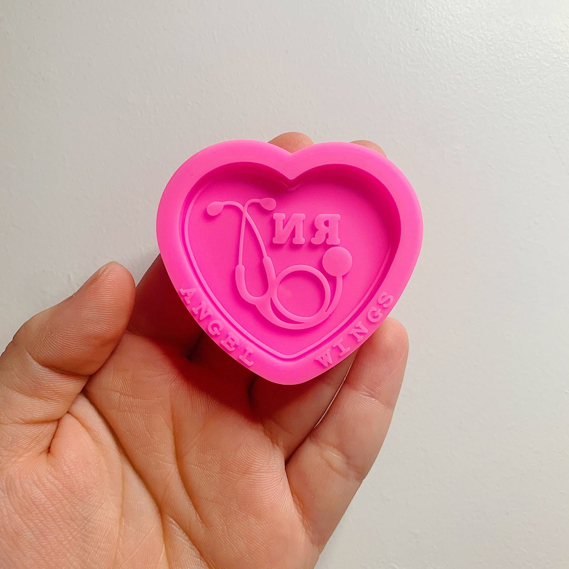 RN Nurse Badge Mold Badge Reel Mold Nurse Mold Silicone Etsy