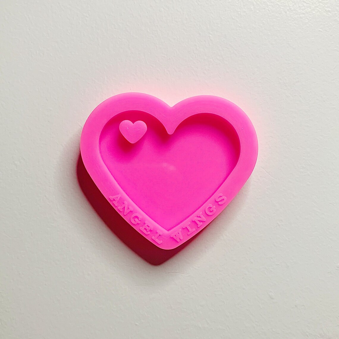 Heart Keychain Mold Heart Mold Heart Keychain Silicone Etsy