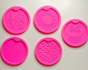 Car Cup Coaster Molds | Car Coaster Mold | Coaster Mold | Silicone Molds | Resin Supplies | Silicone Molds for Resin