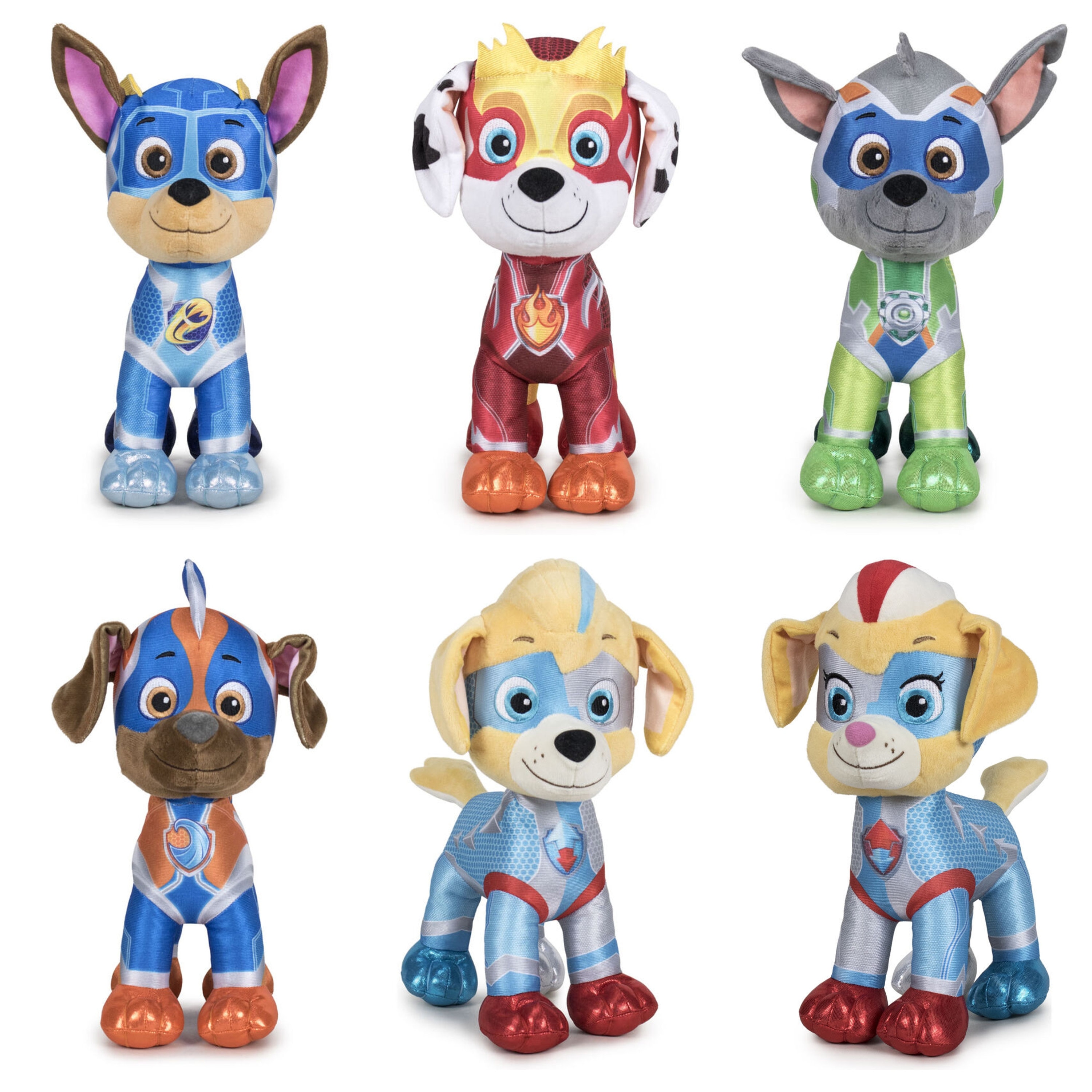 Official Paw Patrol Super Paws Mighty Pups Plush Soft Toys | Etsy