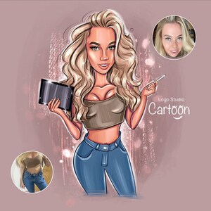 Custom Cartoon Logo, Cartoon Logo For Business, Cartoon Portrait Logo, Logo Maker, Real Estate Logo, Nail Logo, Beauty Logo, Lashes Logo