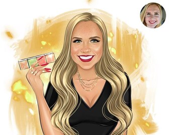 Makeup Artist Branding, Beauty Artist Logo, Makeup Artist Logo Design, Brow Artist Logo Design, Custom Logo For Business, Cartoon Logo