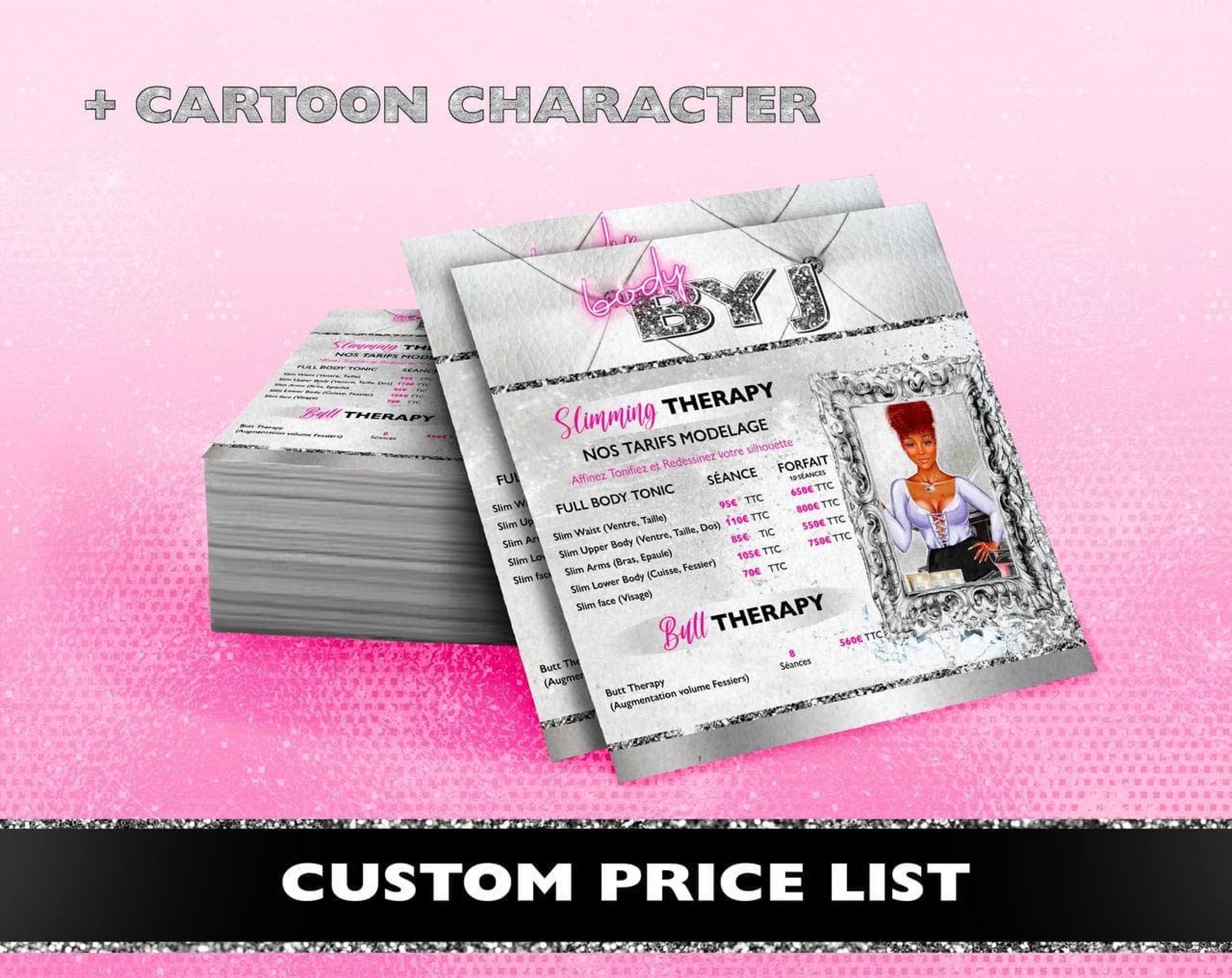 Custom Price List Editable Menu Printable Price Sheet Etsy