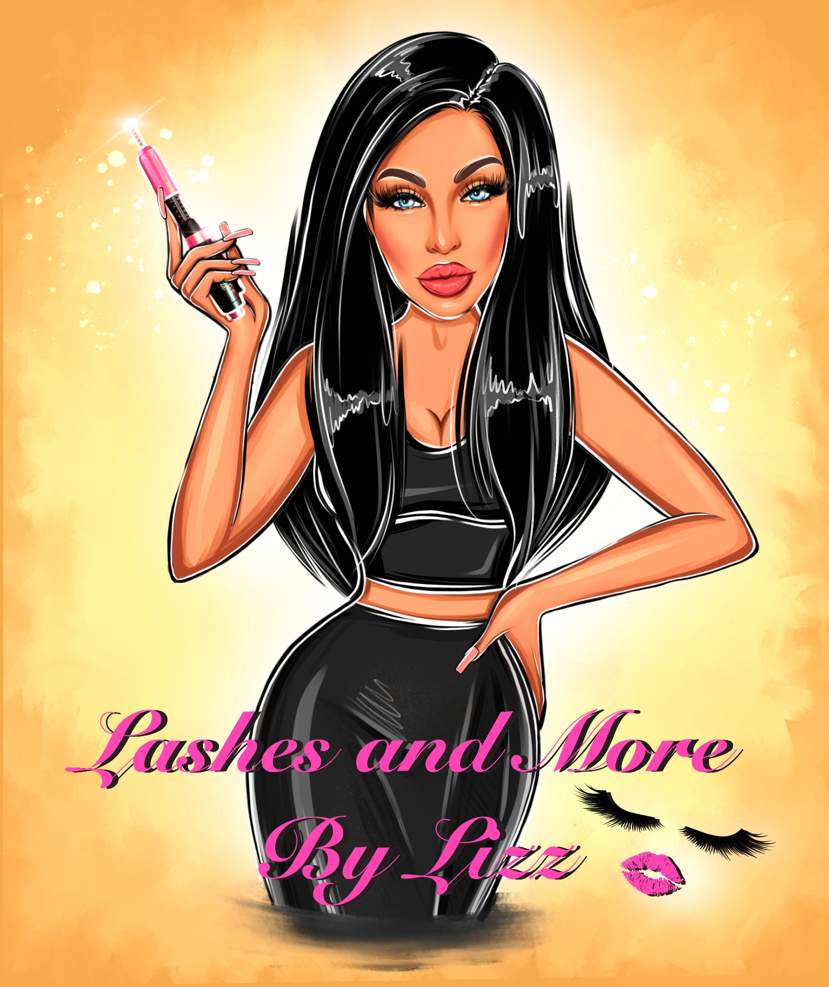 Lash Extensions Logo Design Lash Technician Logo Lash Studio | Etsy