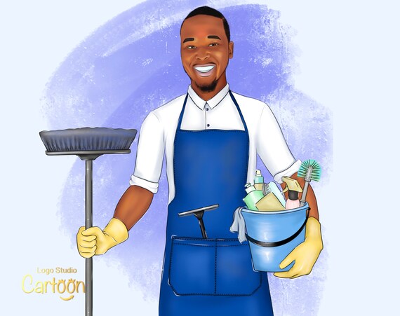 Cartoon Cleaning Images