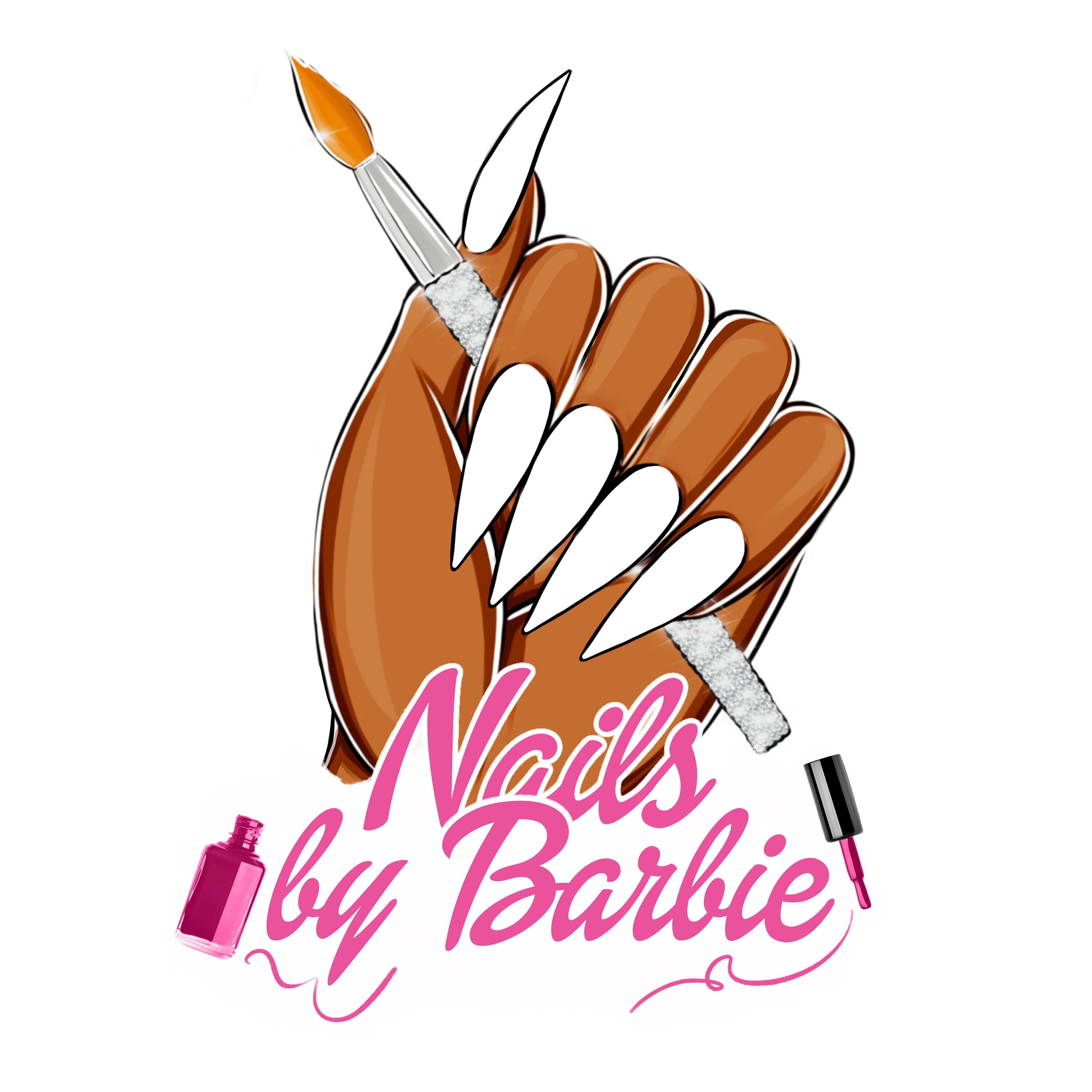 Custom Nail Artist Logo Design Nail Tech Logo Custom Nail Etsy