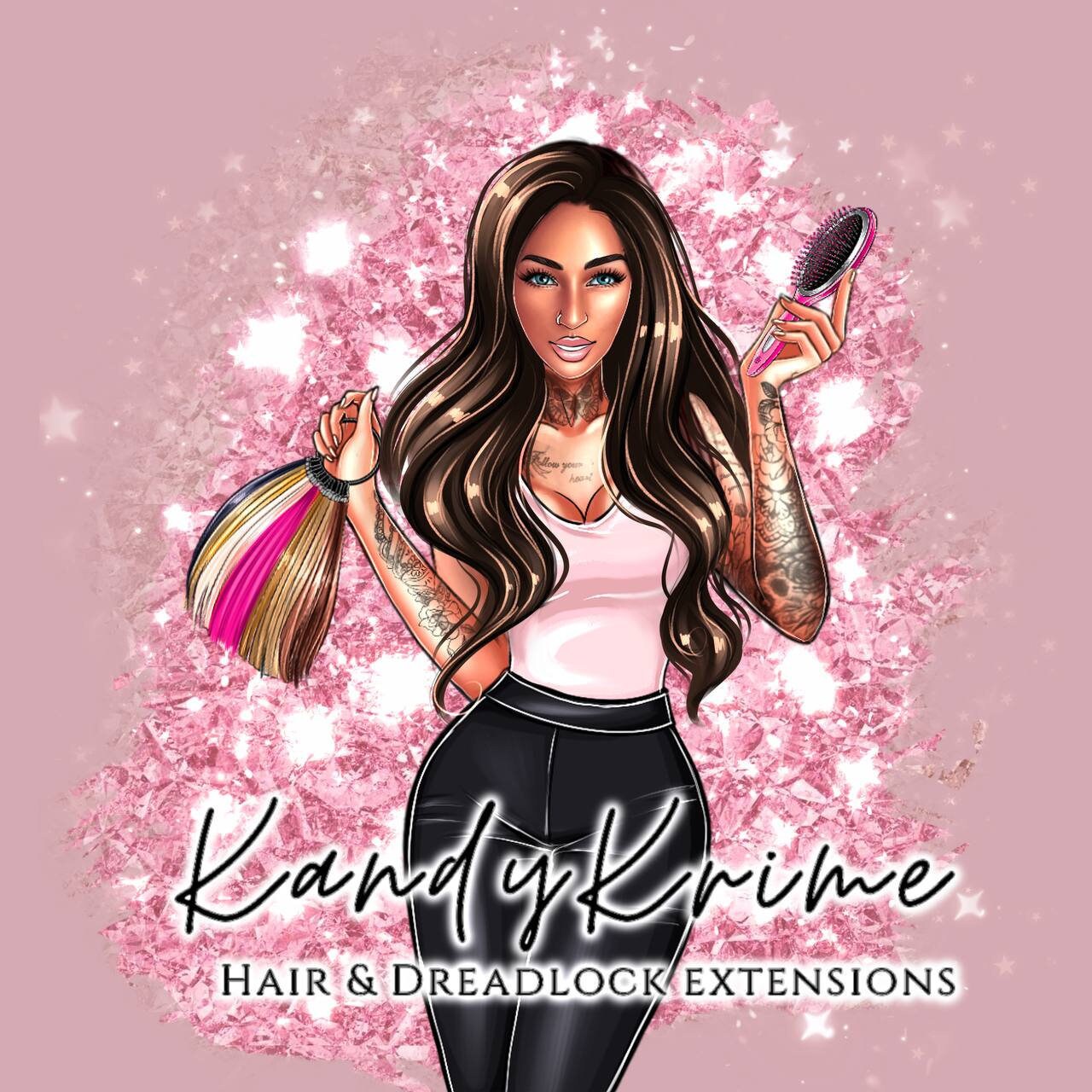 Hair Extensions Logo Design Hair Extension Master Logo Hair Etsy