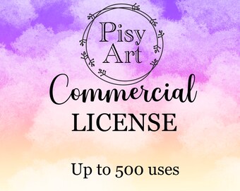 Standard Commercial License - UP TO 500 USES