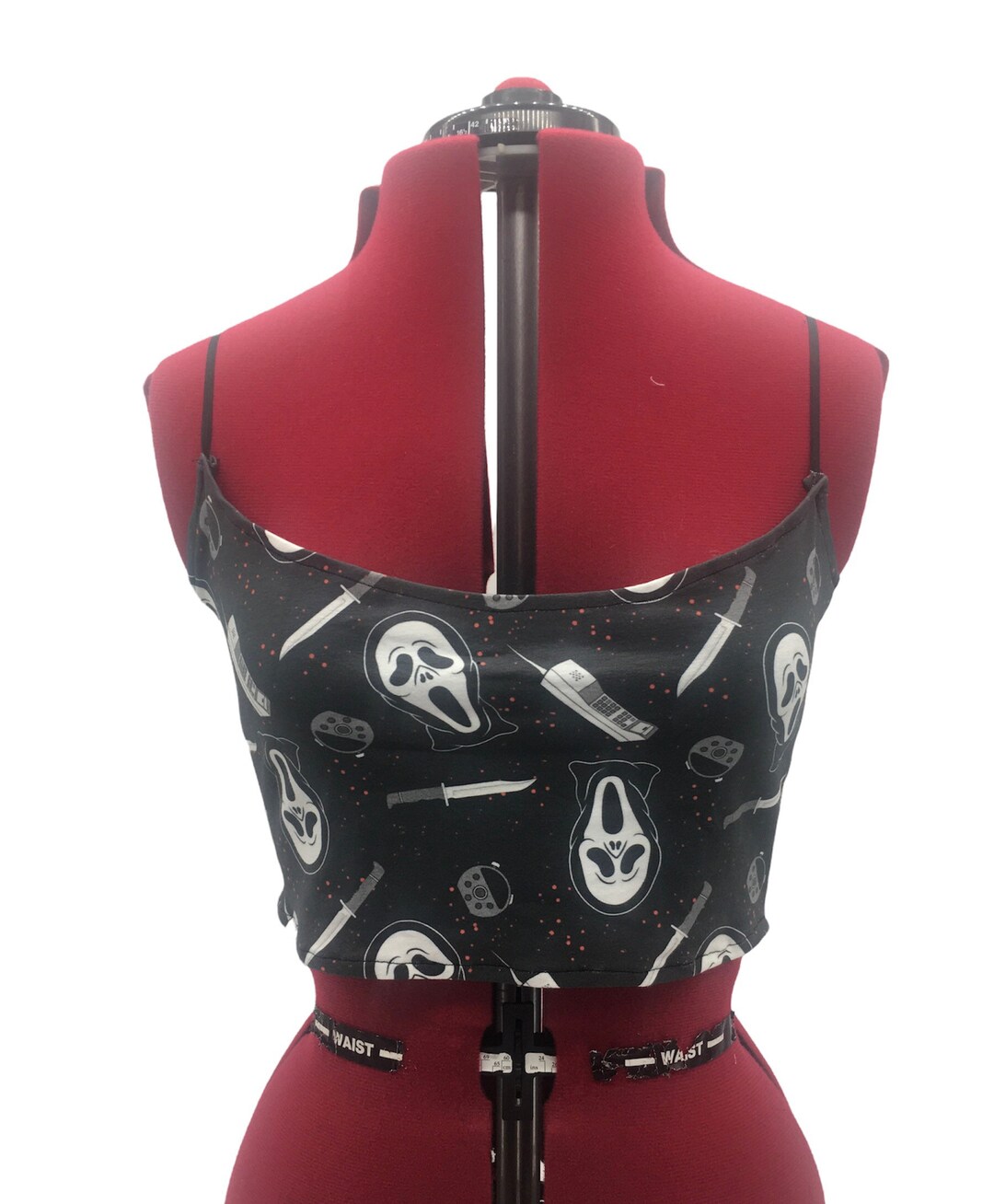 Scream Ghostface Crop Top Horror Movies Scary Movie Wes Etsy