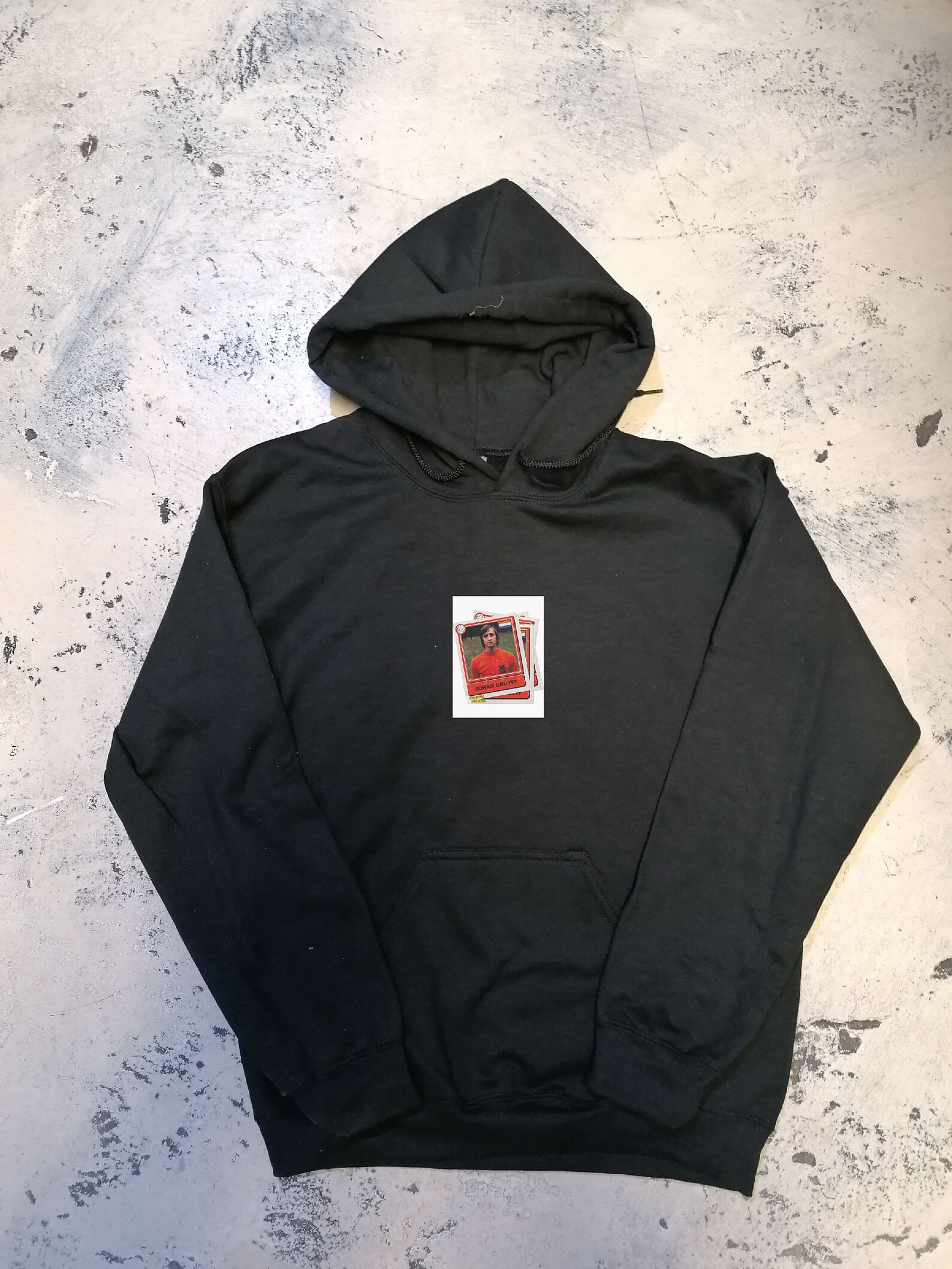 Johan cruyff customised black hoodie all sizes available | Etsy