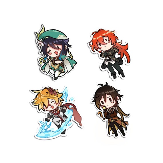 Genshin Impact Sticker Set A Cute Chibi Art Laptop Planner Etsy Genshin Impact Sticker Set A Cute Chibi Art Laptop Planner Etsy
