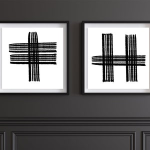 Abstract Black and White | Digital Print