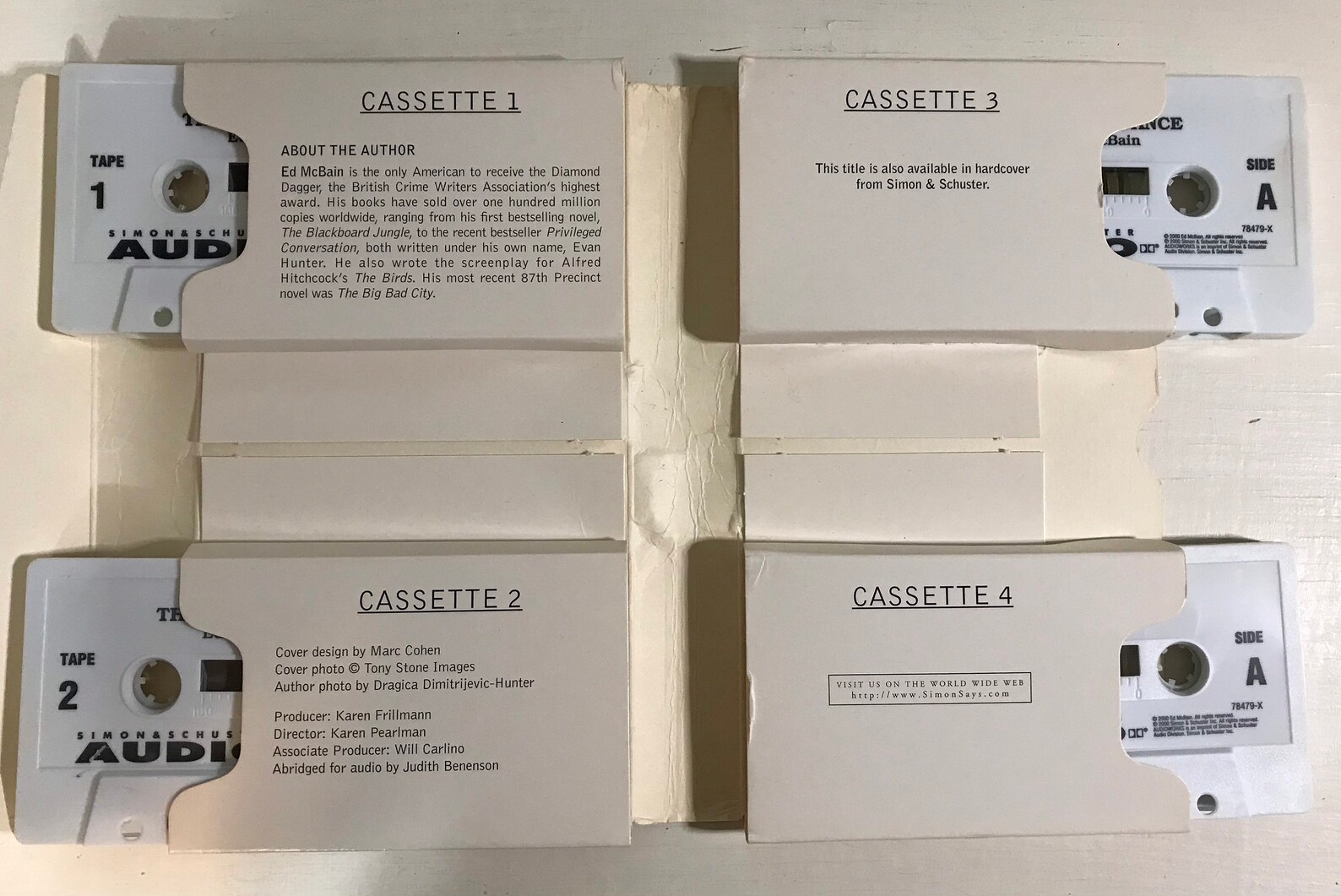 Audio Book Cassette Tapes. Choice of Lot. 3 Authors Ed Etsy