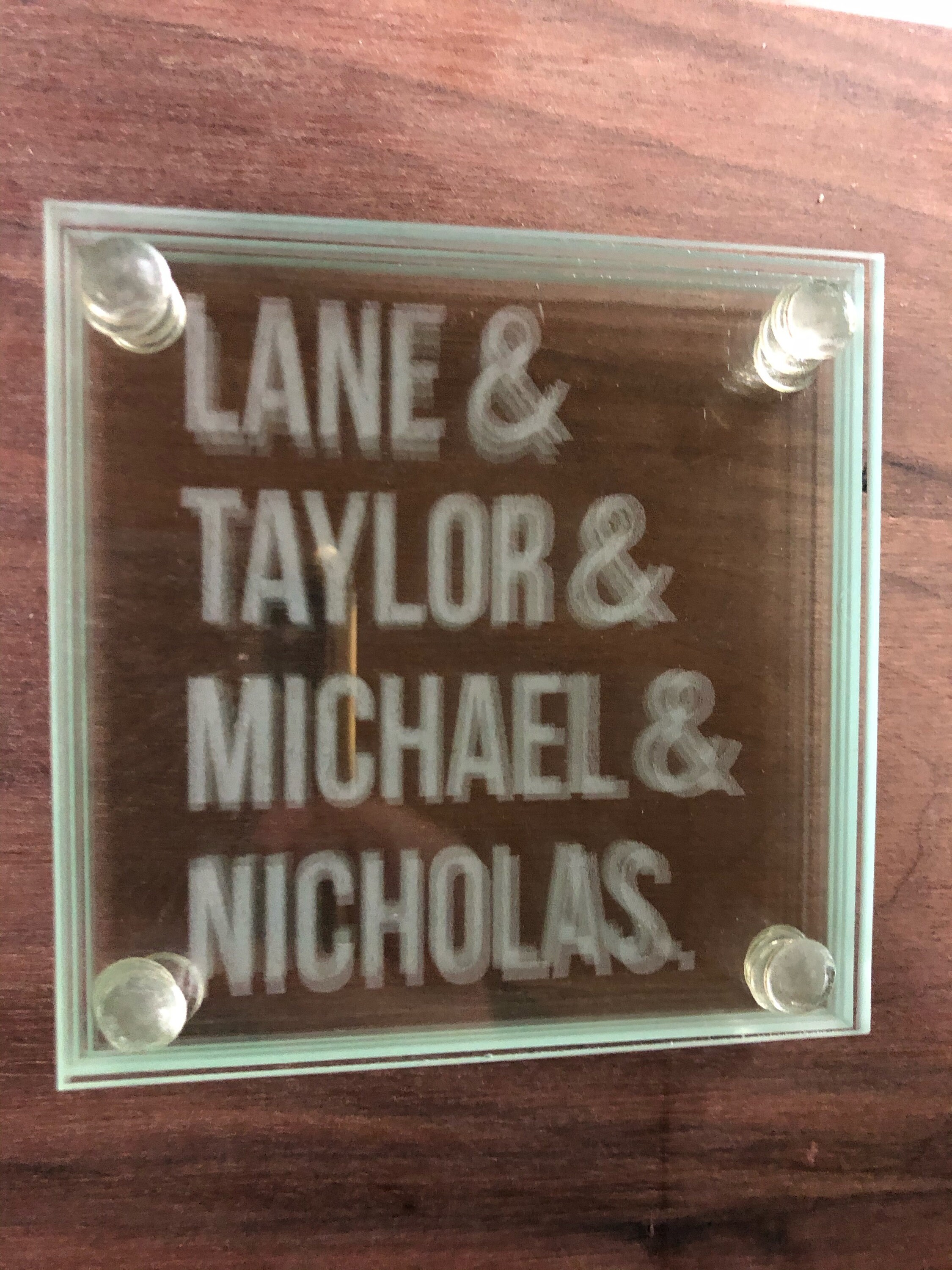 Personalized Glass Coasters Custom Coaster Set Etsy