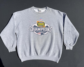 New England Patriots Superbowl XXXVIII 2004 Champions Sweatshirt XL