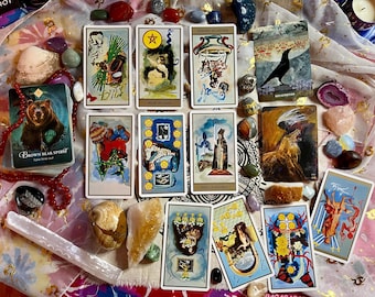 Lectura de tarot completa pregrabada/escrita