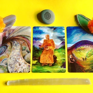 Vooraf opgenomen tarotlegging van 15 minuten / 3 kaarten