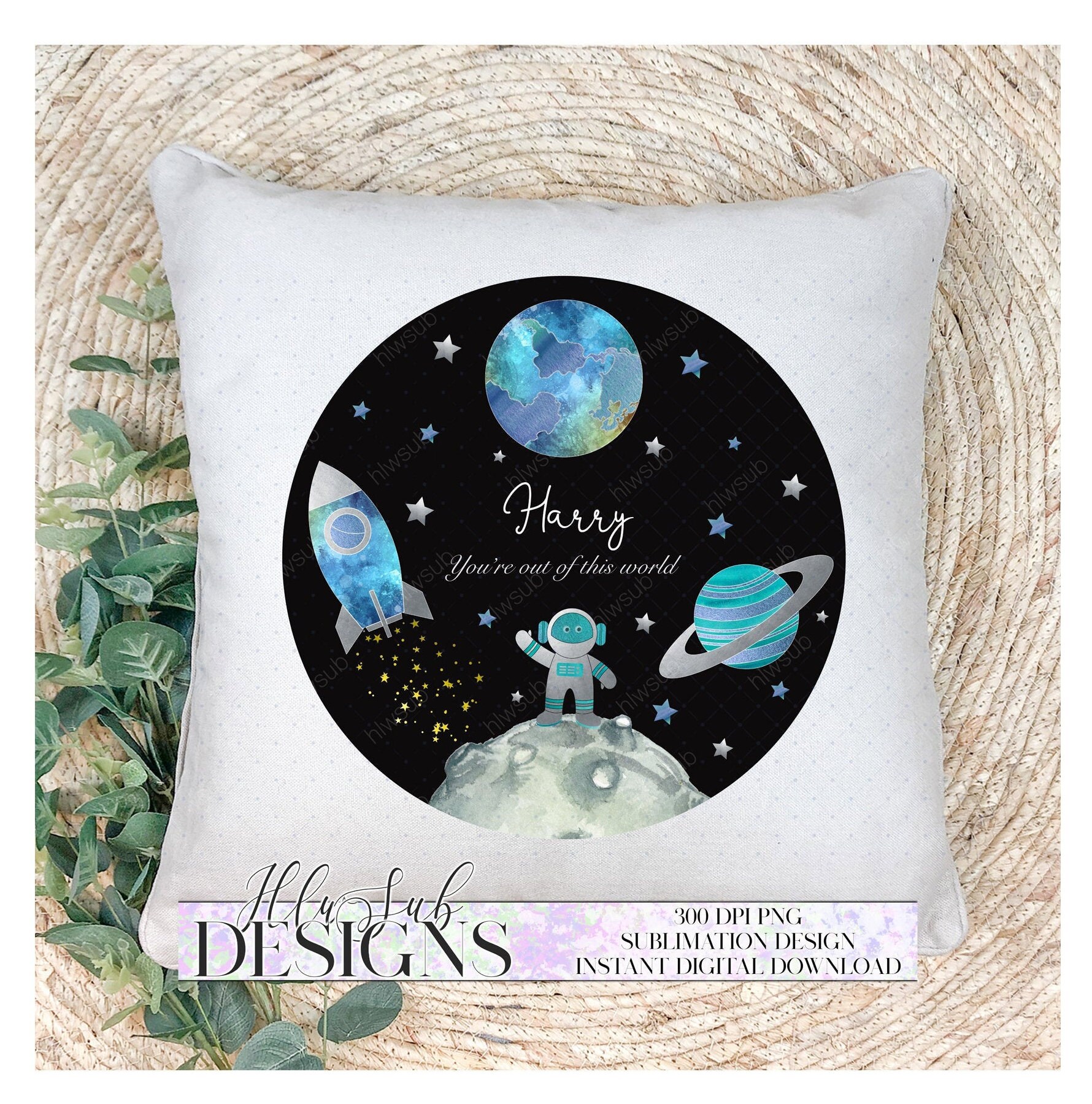 Space design sublimation template sublimation design Etsy