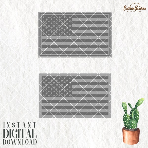 USA Flag Digital SVG | American Flag Patch Bundle | Leather Patch Hat | 4th of July  | Flag Patch File | Merica SVG | U.S Flag Patch | Svg