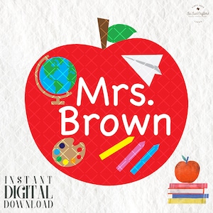 Digital File SVG | Apple SVG | Back to school Digital File | Teacher Digital File | SVG Teacher Apple | Cut Ready File | Apple Sign Svg