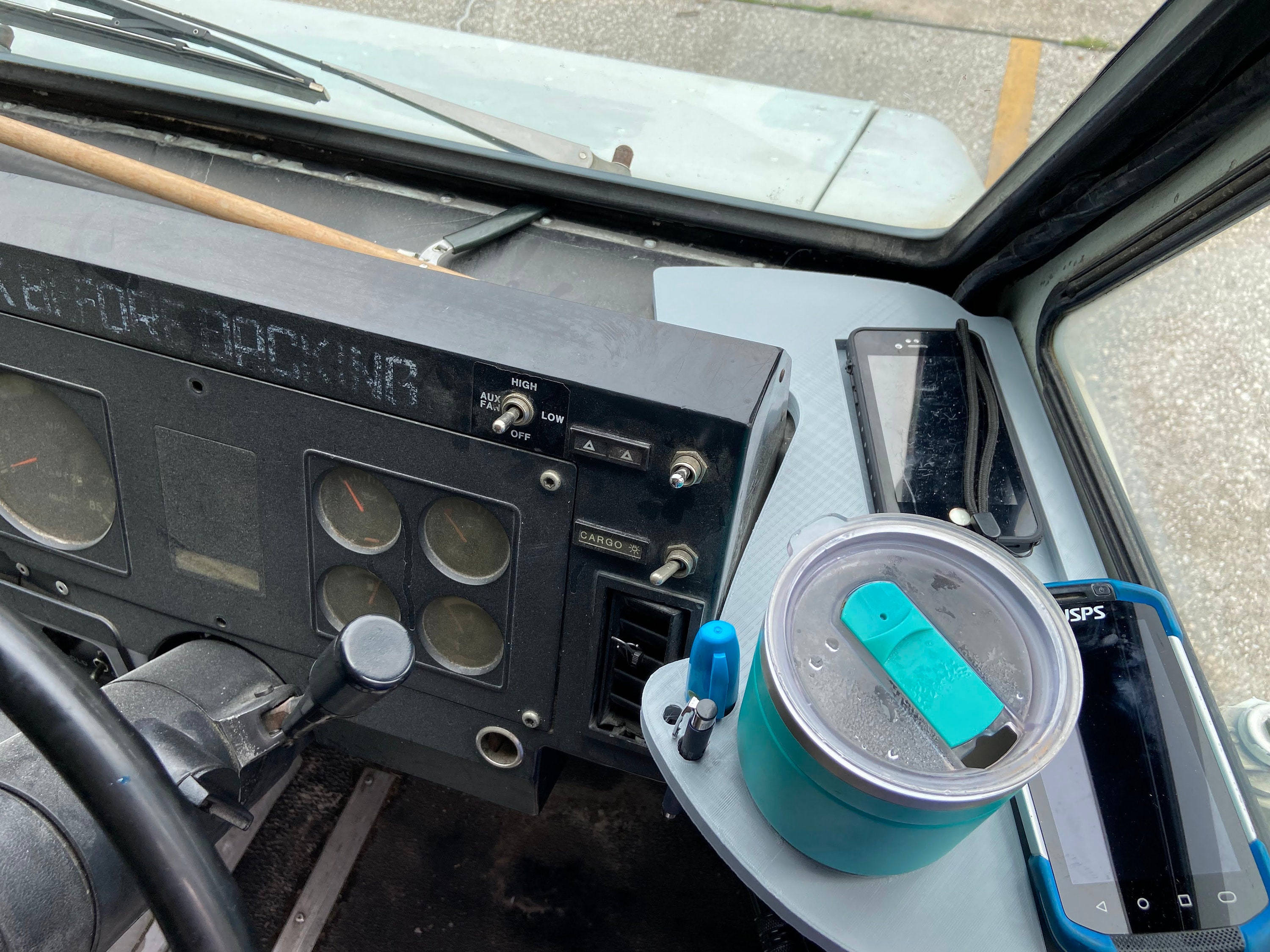 USPS Mail Carrier / LLV 3D Printed Cupholder and Utility Tray Etsy