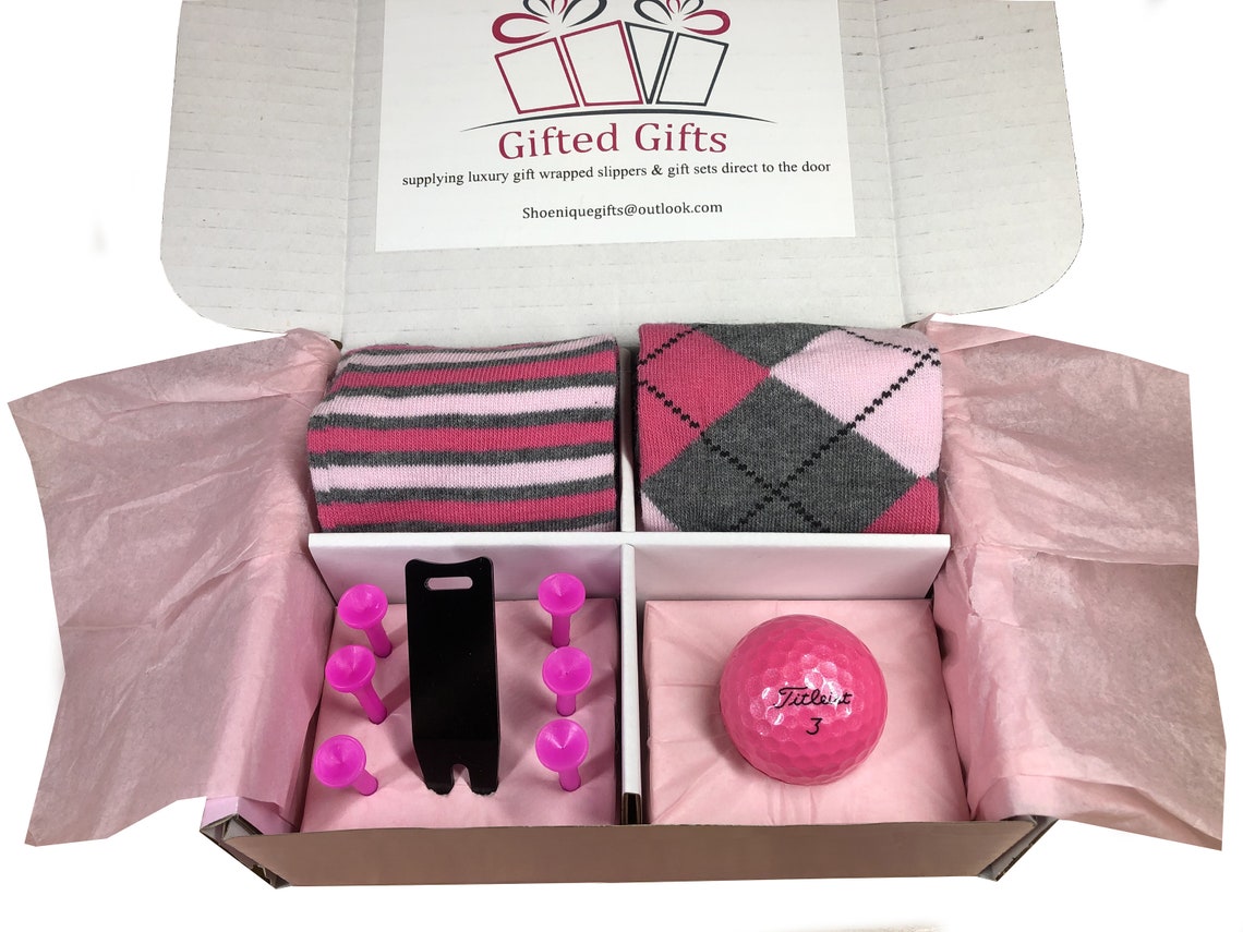 Ladies Golf Gift Sets Socks Balls Tee's Ideal Presents, Birthdays ...