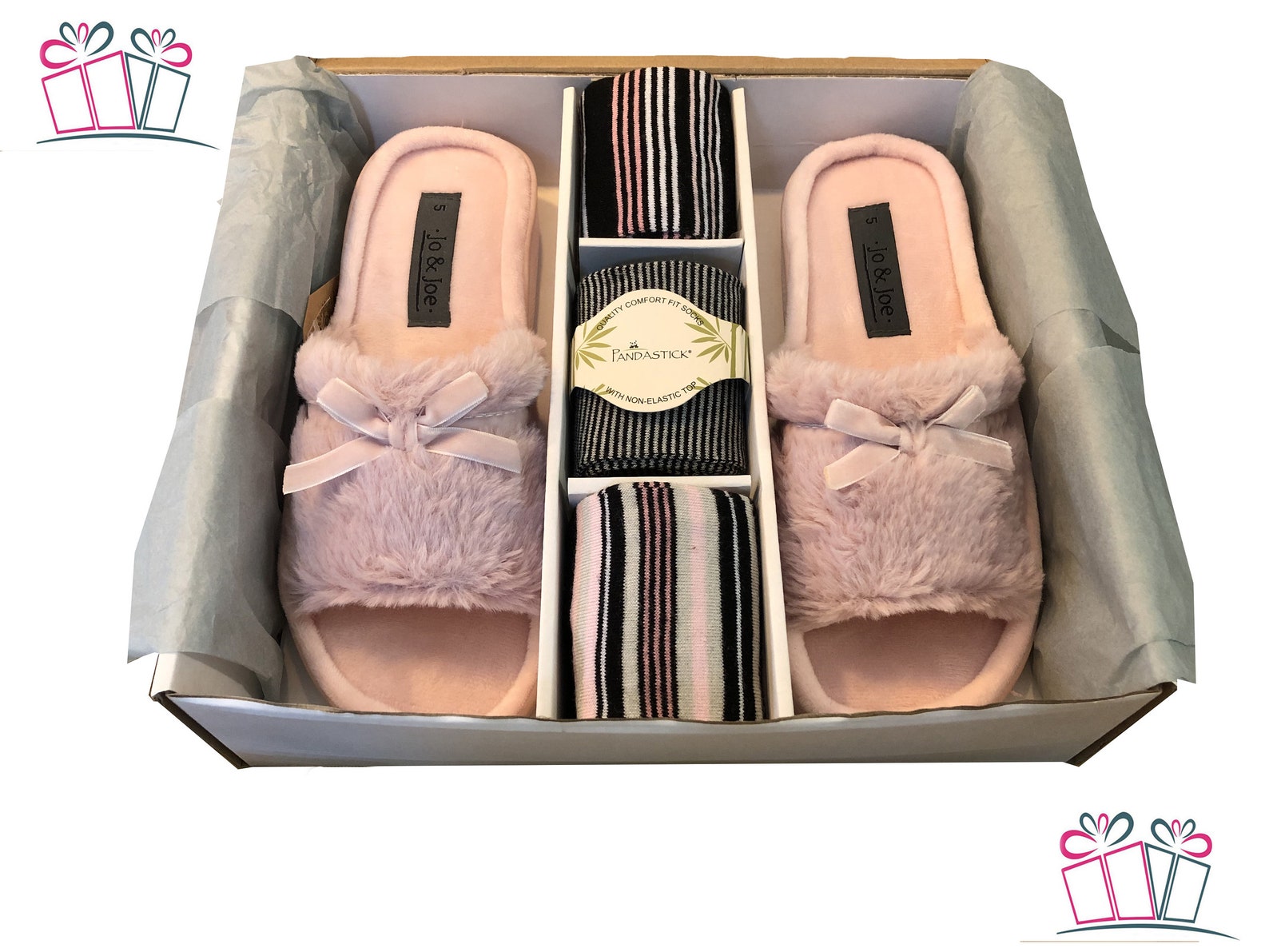 gown and slipper gift set