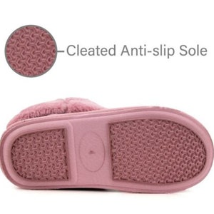 Wide Fitting Slippers Cosy Memory Foam Warm Winter Mule Slippers Comfortable Warm Cosy Non Slip - Foto 7