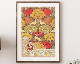 Maurice Pillard Verneuil, L'animal dans la decoration | Vintage, Art Nouveau, Instant Print