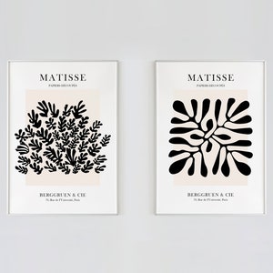 Henri Matisse, Set of 2 | Museum Poster, Abstract Wall Art, Instant Digital Download