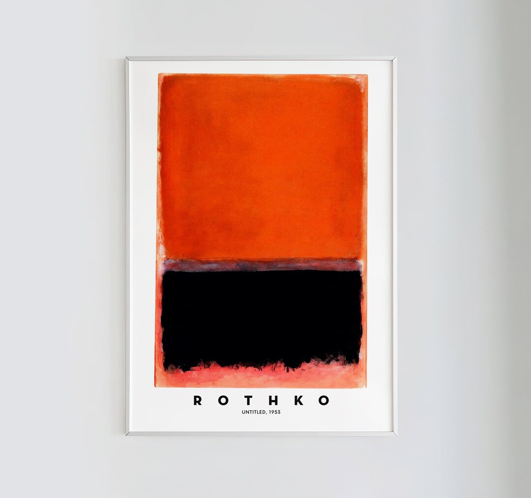 Mark Rothko, Untitled (red and Black), 1953 | Color Field Painting ...