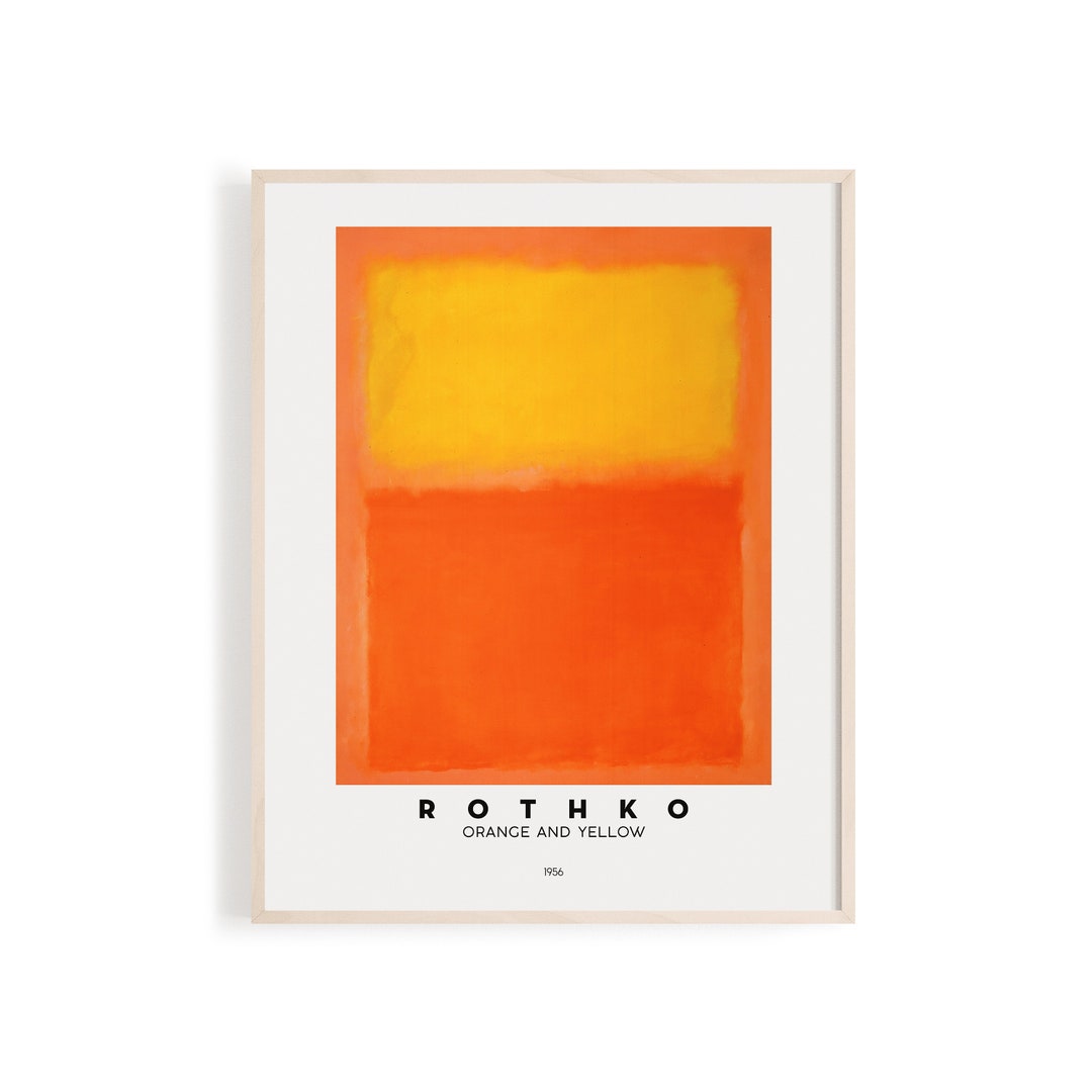 Green Red on Orange/マークロスコ/ポスター Green Red on Orange/マーク・ロスコ【Mark Rothko】ポスター