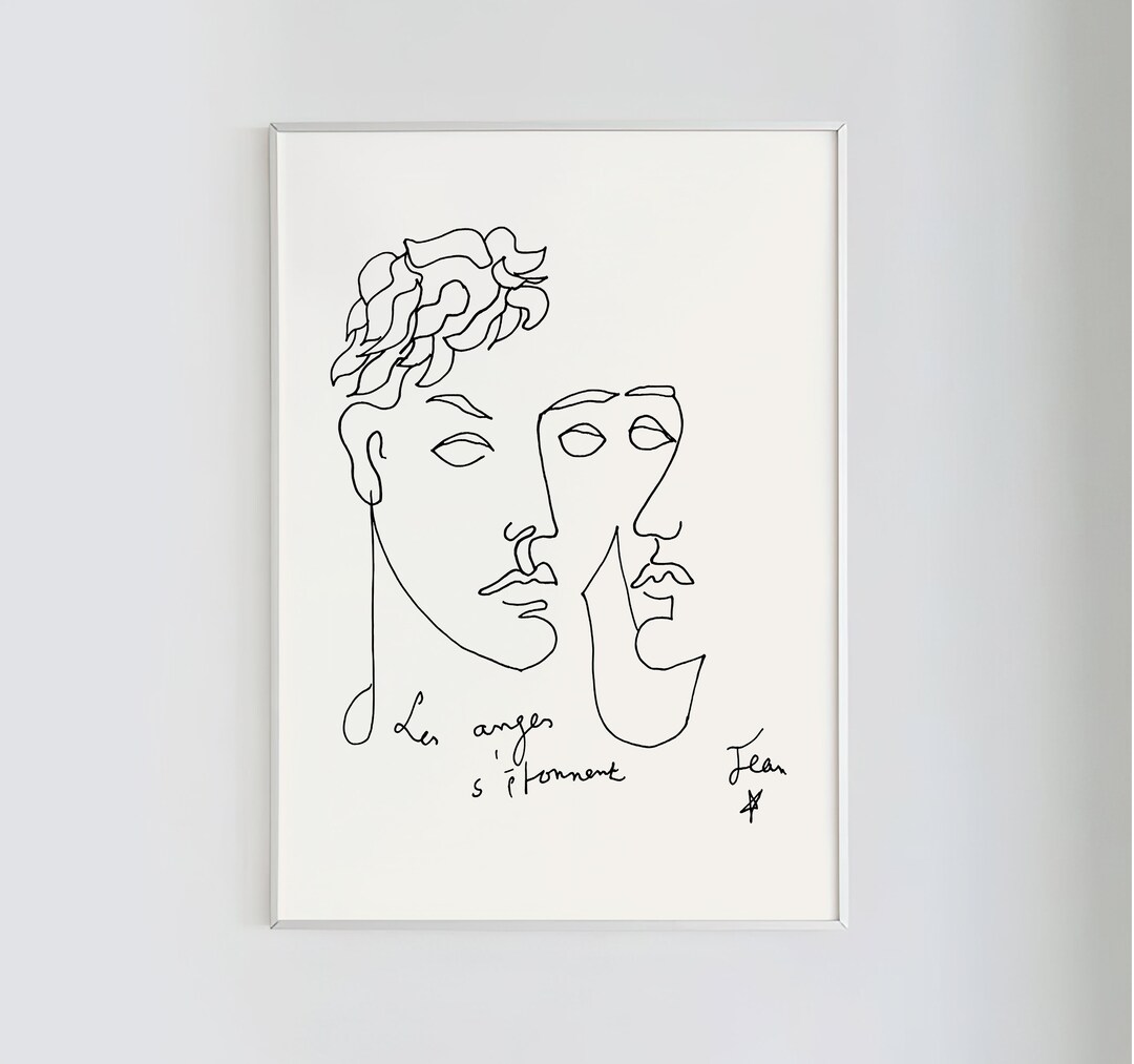 ジャン・コクトー 『天使たち』 アートポスター A2版