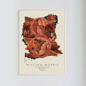William Morris Druck, Akanthus | Jugendstil, Botanischer Druck, Museum Poster, Sofortiger digitaler Download