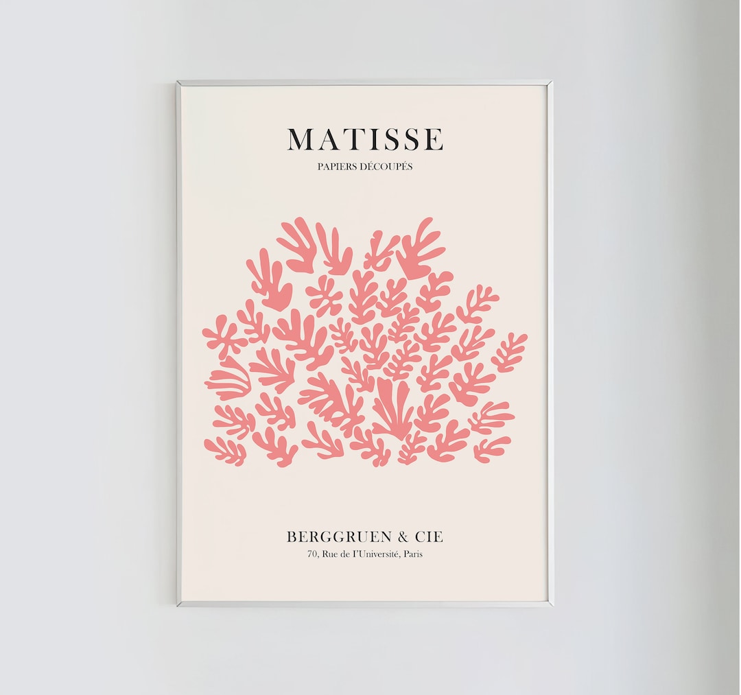 Henri Matisse Leaves Cutouts Apricot Beige Abstract Wall Art Instant henri-matisse-leaves-cutouts-apricot-beige-abstract-wall-art-instant