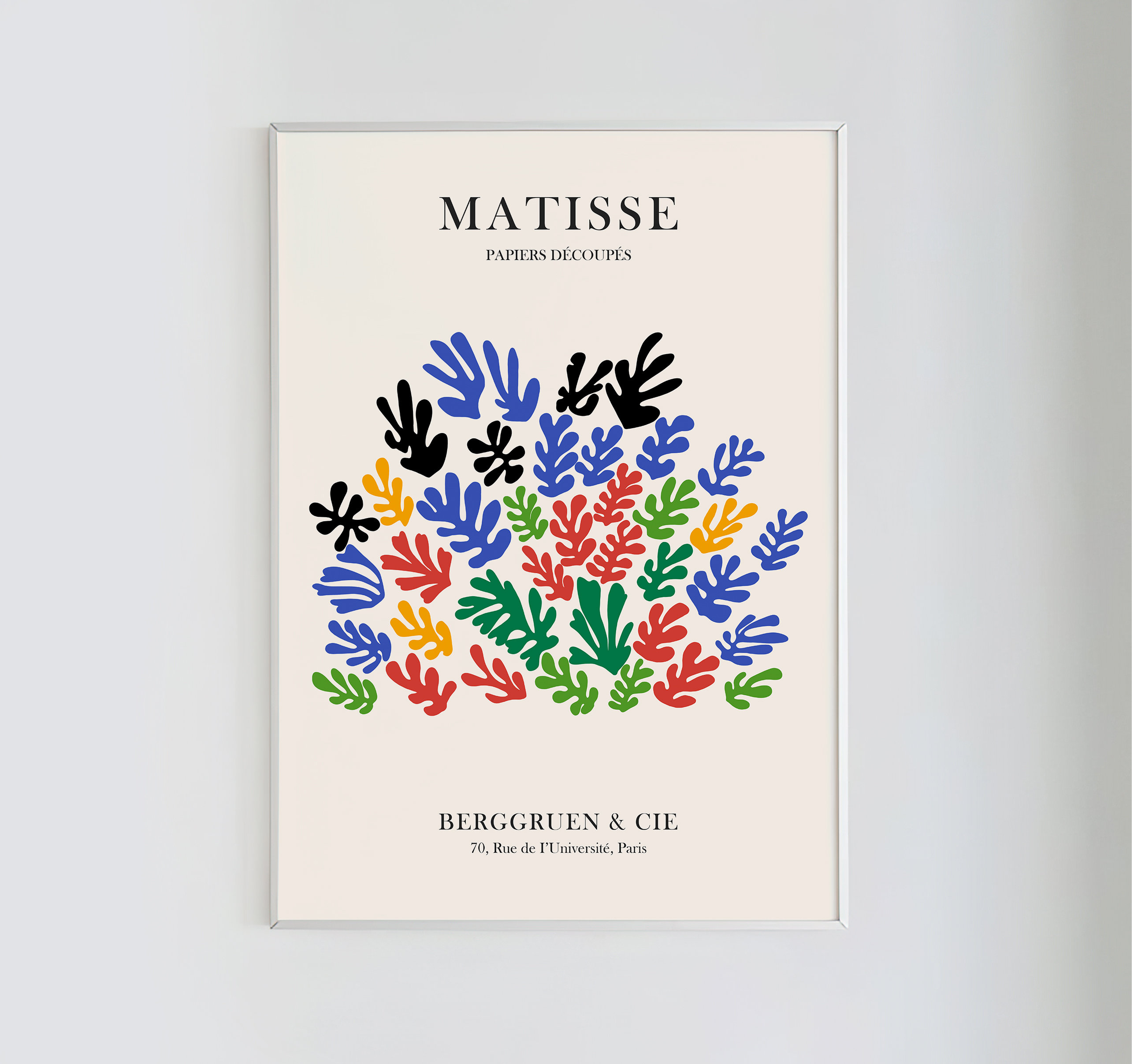 Henri Matisse Leaves Cutouts Baltic Colors Abstract Wall Art henri-matisse-leaves-cutouts-baltic-colors-abstract-wall-art