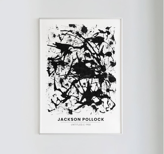 額装済/Number 18 1950（ジャクソン ポロック）アートポスター 額装済/Number 18 1950（ジャクソン ポロック）アートポスター - メルカリ