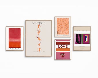Matisse Art Print Set: Boho Gallery Wall Decor (Digital Download)