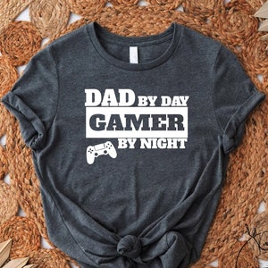 Gaming Dad Shirt, Dad By Day Gamer By Night Tee, Video Game Dad Tshirt, Video Gamer Dad Gift, First Time Dad Outfit, New Father Gift Shirt