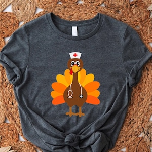 Nurse Turkey Shirt,Nurse Gift,Thanksgiving Nurse Shirt,Nurse Shirt,Thankful Nurse Shirt,Nurse Appreciation Gift,Funny Nurse Shirt,Tshirt