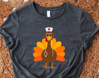 Nurse Turkey Shirt,Nurse Gift,Thanksgiving Nurse Shirt,Nurse Shirt,Thankful Nurse Shirt,Nurse Appreciation Gift,Funny Nurse Shirt,Tshirt