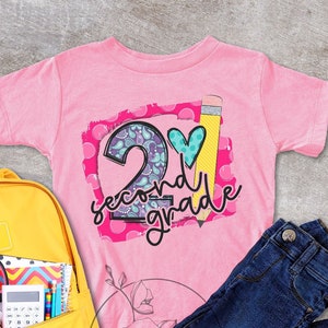 2nd Grade Shirt, Second Grade T-shirt, Second Grade First Day of School Shirt, Second Grade Back To School Shirt, 2nd Grade Gift Shirt, Fun