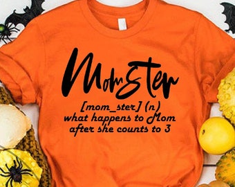 Mom Halloween Shirts, Momster Shirt, Funny Halloween Mom Shirts, Womens Halloween Shirt, Halloween Gift For Mama, Halloween Shirt For Women