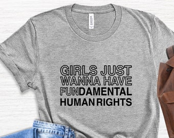 Rights Shirt for Women, Feminist Shirt, Girl Power Shirt, Girl Power T-shirt, Equality Shirt, Graphic Tees For Women, Shirts For Women