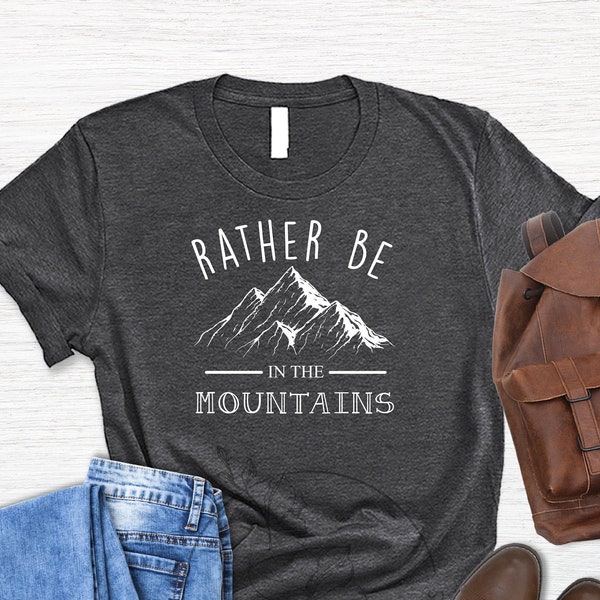 Hike Shirt, Hiker Gift, Hiking Lover Shirt, Hiking Shirt, Travel Shirts, Men's Shirt, Hike Club Shirts T Shirt,Rather Be Hiking Unisex Shirt