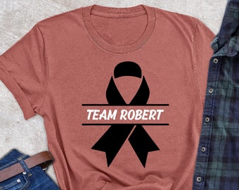 Melanoma Cancer Shirt, Custom Personalized Melanoma Cancer Shirt, Melanoma Cancer Survivor T-Shirt, Brain Cancer Team Shirt, Melanoma Cancer