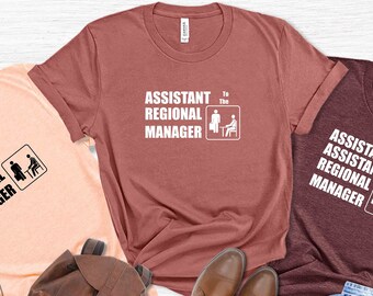 Regional Manager And Assistant To The Regional Manager Shirt, Dad And Son Matching Shirts, Matching Couples Outfit, Dad and Me Clothing